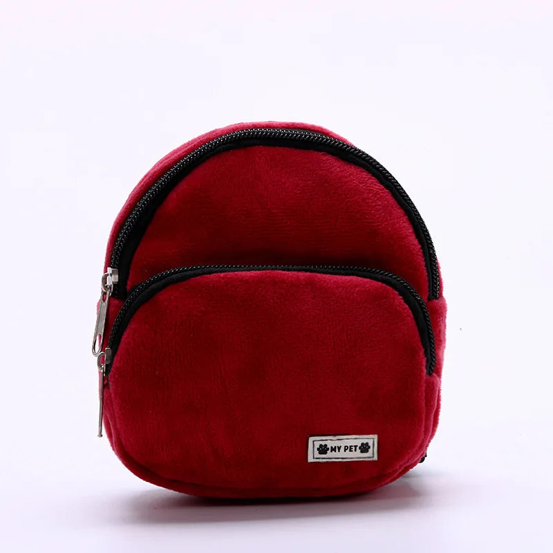 Cute Nylon Pet Backpack for Small Medium Dogs Convenient Portable Large-capacity Dog Snack Bag Dog Backpack