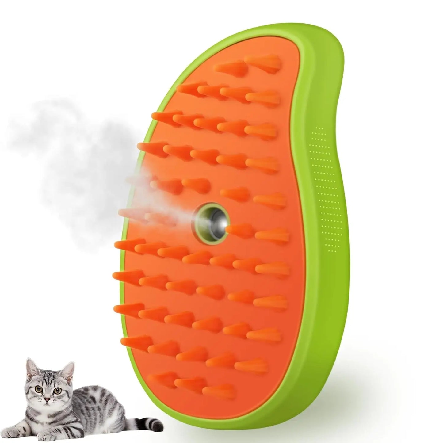 Cat Steam Brush 3 in 1 Dog Steamy Brush Cleanser Silicone Massage Grooming Comb Pet Hair Cleaning Misting Comb for Cats Dogs
