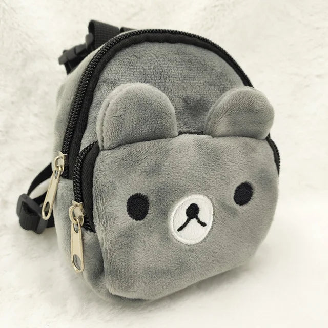 Cute Nylon Pet Backpack for Small Medium Dogs Convenient Portable Large-capacity Dog Snack Bag Dog Backpack
