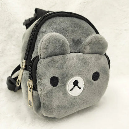 Cute Nylon Pet Backpack for Small Medium Dogs Convenient Portable Large-capacity Dog Snack Bag Dog Backpack