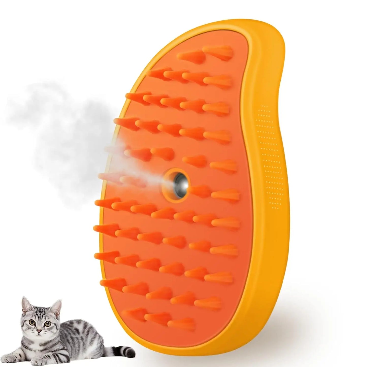 Cat Steam Brush 3 in 1 Dog Steamy Brush Cleanser Silicone Massage Grooming Comb Pet Hair Cleaning Misting Comb for Cats Dogs