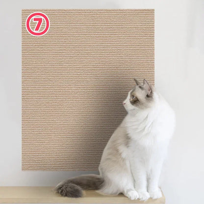Cat Climbing Mat Wear Resistant Scratch DIY Climbing Cat Scratcher Sofa Protection Wall Mounted Self-Adhesive Cats Scratch Board