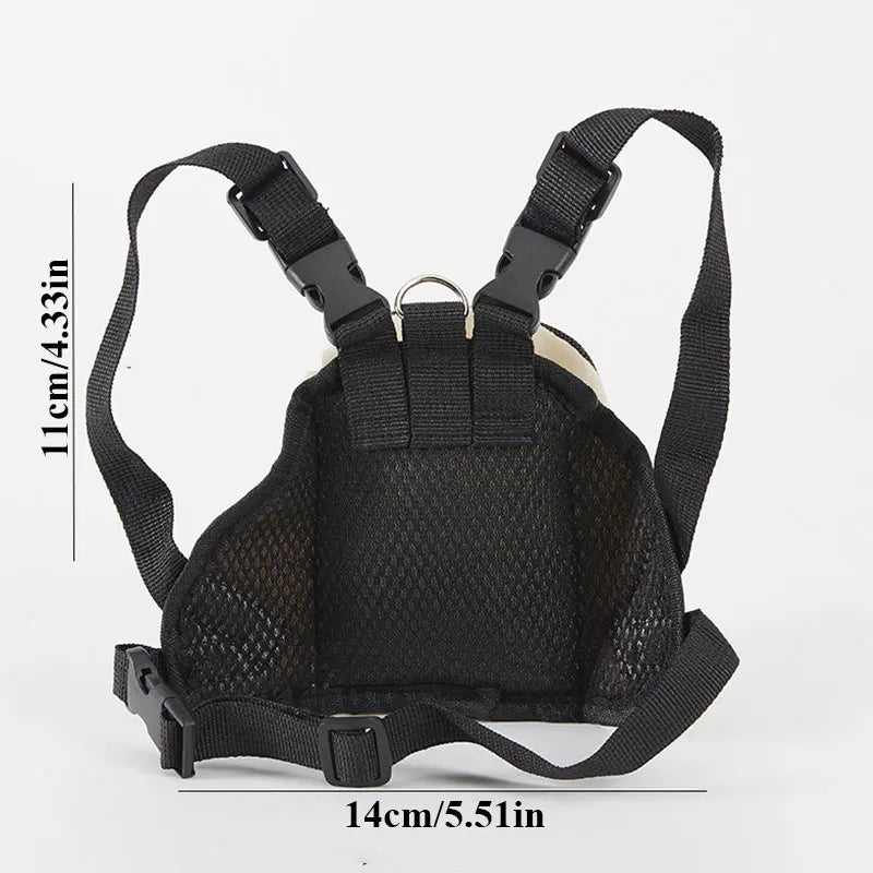 Cute Nylon Pet Backpack for Small Medium Dogs Convenient Portable Large-capacity Dog Snack Bag Dog Backpack