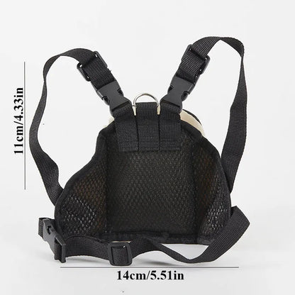 Cute Nylon Pet Backpack for Small Medium Dogs Convenient Portable Large-capacity Dog Snack Bag Dog Backpack