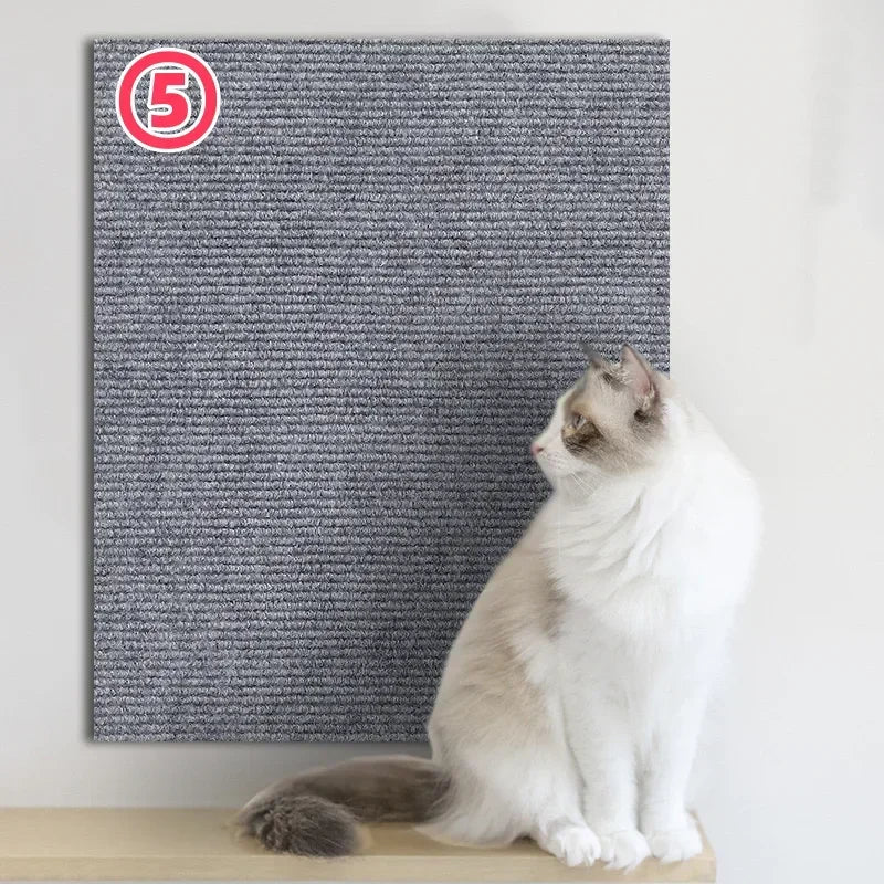 Cat Climbing Mat Wear Resistant Scratch DIY Climbing Cat Scratcher Sofa Protection Wall Mounted Self-Adhesive Cats Scratch Board