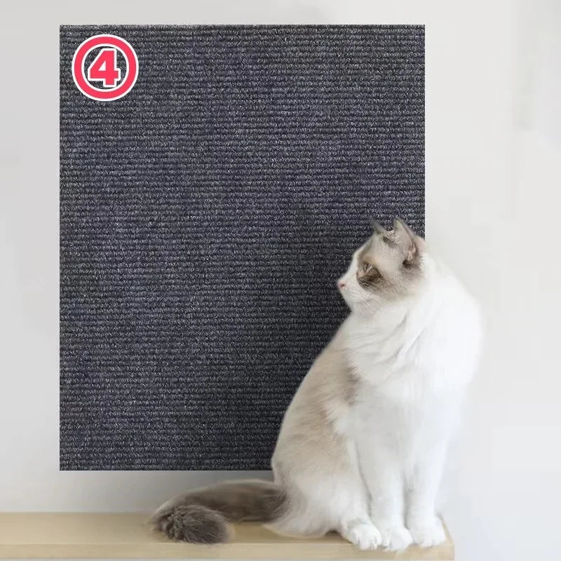 Cat Climbing Mat Wear Resistant Scratch DIY Climbing Cat Scratcher Sofa Protection Wall Mounted Self-Adhesive Cats Scratch Board