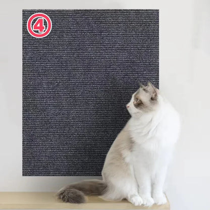 Cat Climbing Mat Wear Resistant Scratch DIY Climbing Cat Scratcher Sofa Protection Wall Mounted Self-Adhesive Cats Scratch Board