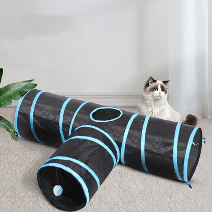 Petnki Foldable Crinkle Cat Tunnel toy